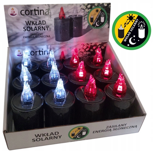 Solárny LED Súprava Vložiek - 12 ks, Ekologické osvetlenie